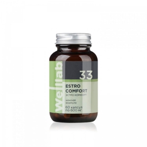 БАД для поддержки женского здоровья Welllab ESTRO COMFORT, 60 капсул
